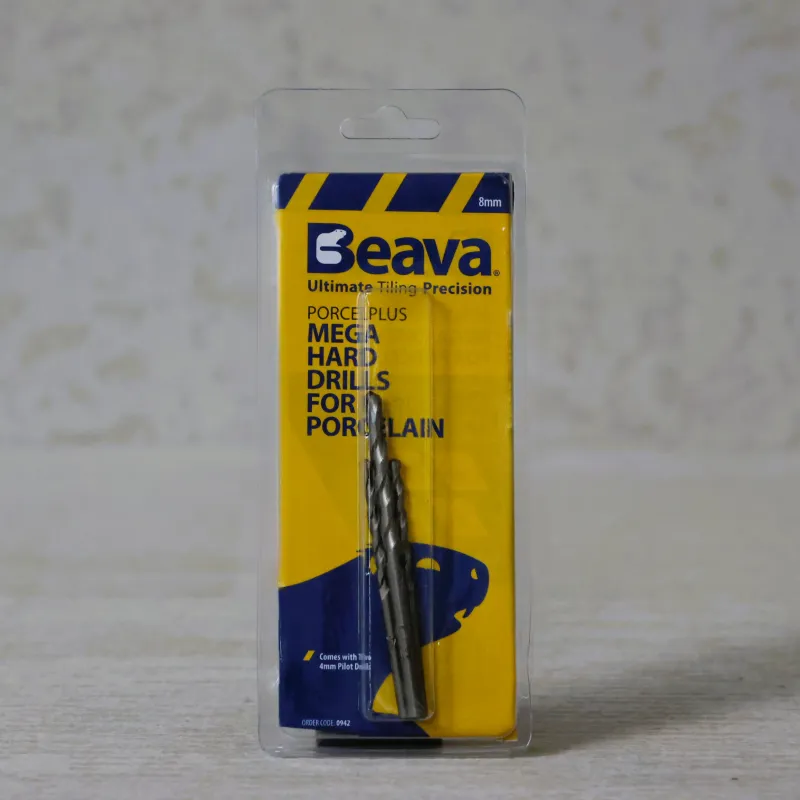 Beava Porcelplus Drill with 2x 4mm Pilot Drills